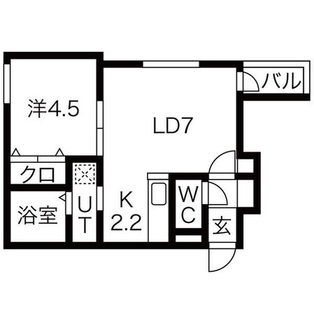 アンタレスＬ１７５の物件間取画像